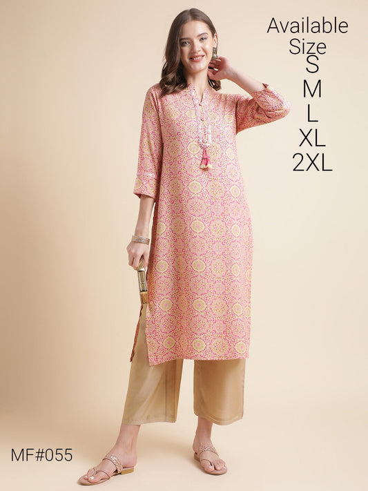 Beautiful Designer Premium Printed Cotton Kurti