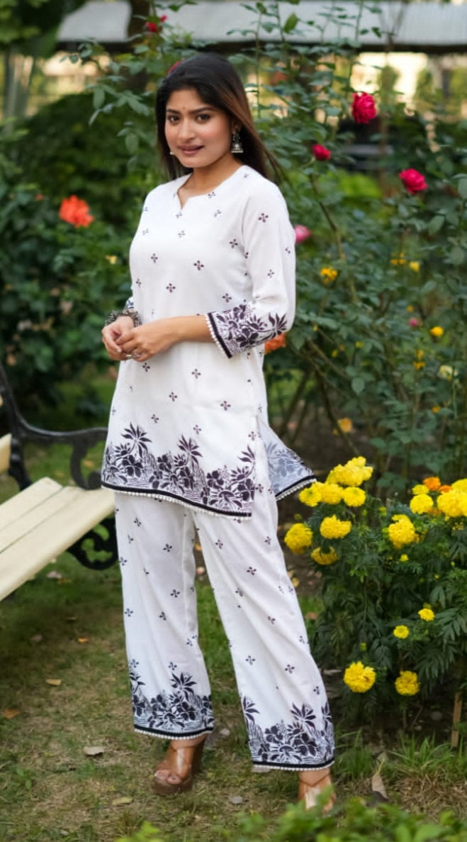 Beautiful Designer Summer Special Westside Printed Muslin Palazzo