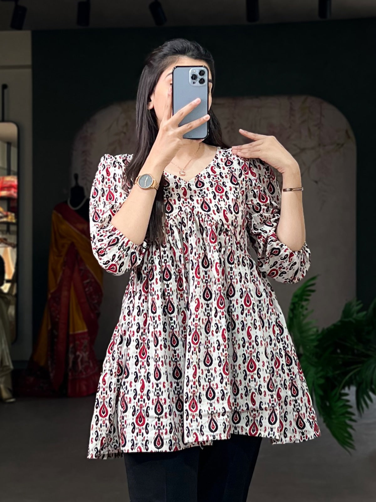 Beautiful Designer Cotton Tunics Ethnic Western Kurti Top