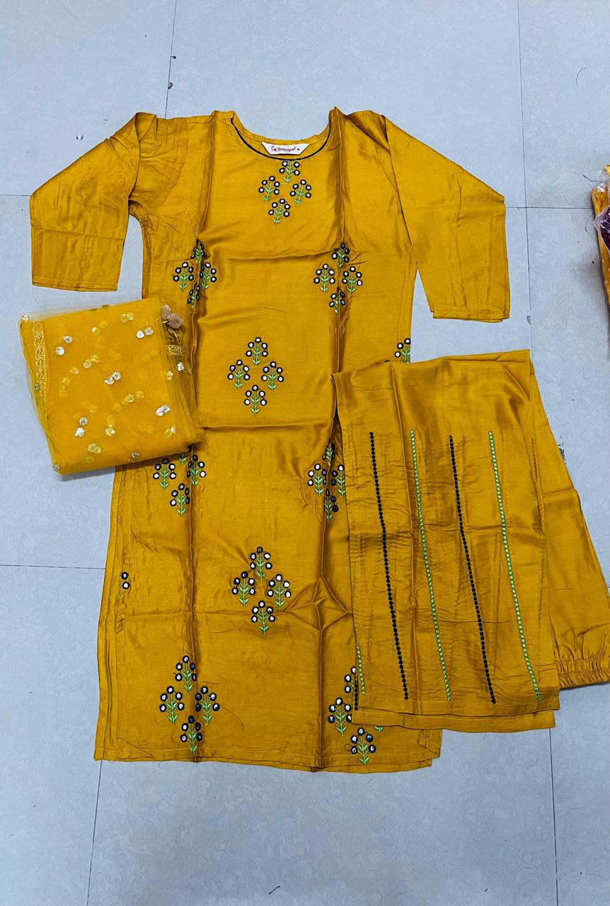 Beautiful Designer Rayon Cotton Salwar Suit