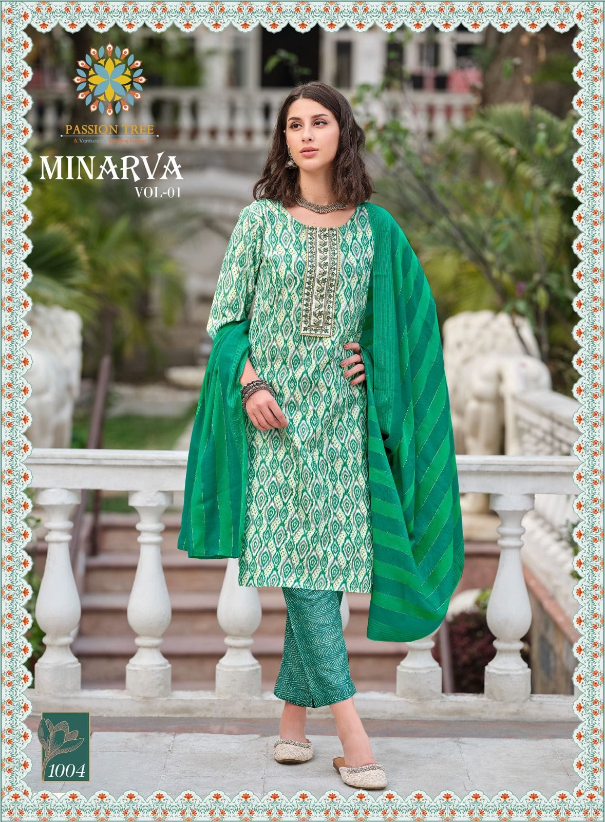 Beautiful Designer premium Cotton Kurti Pant With Dupatta Salwar Suit