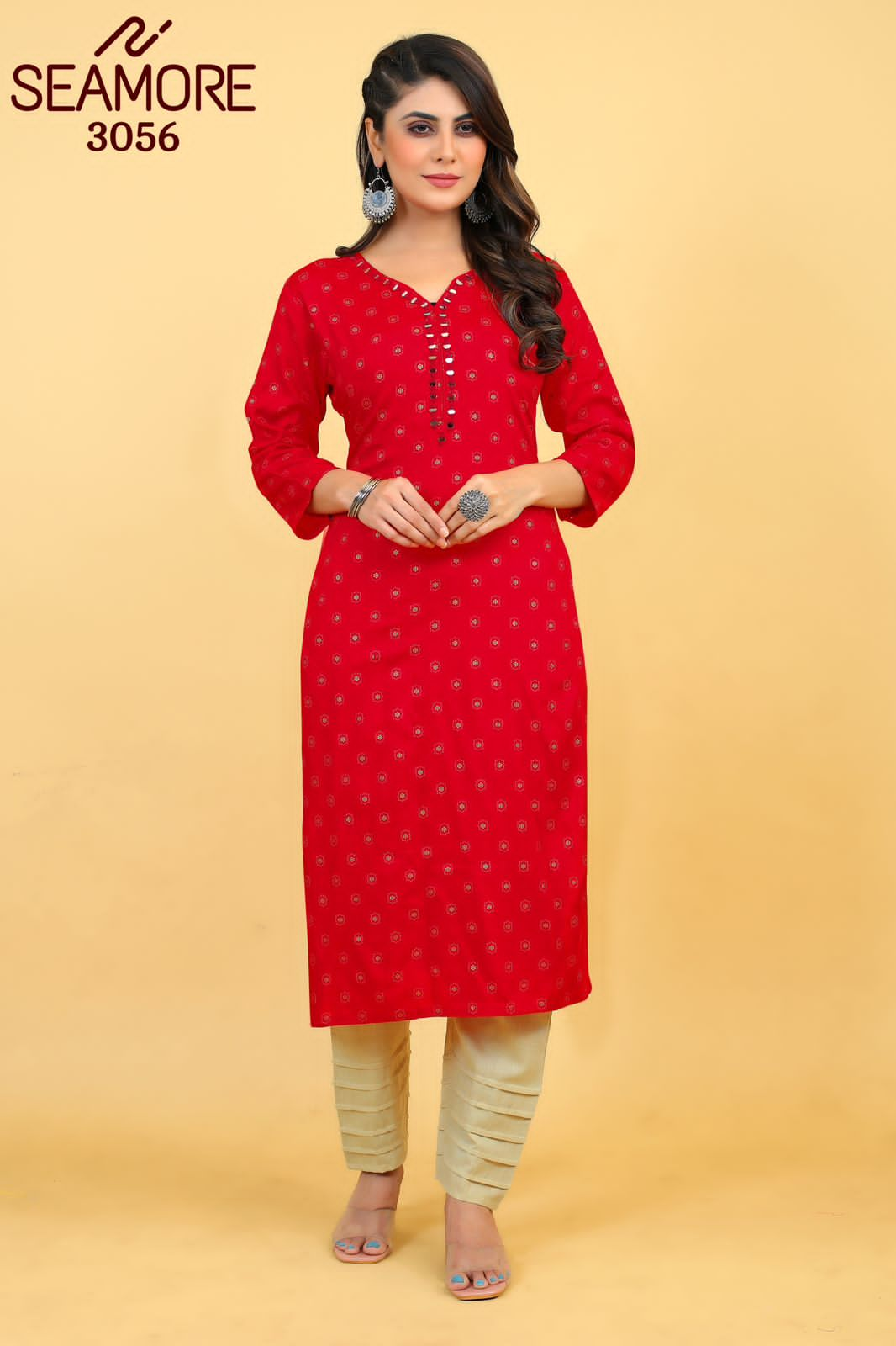 Beautiful Designer Party Wear Punjabi Style Reyon Kurti