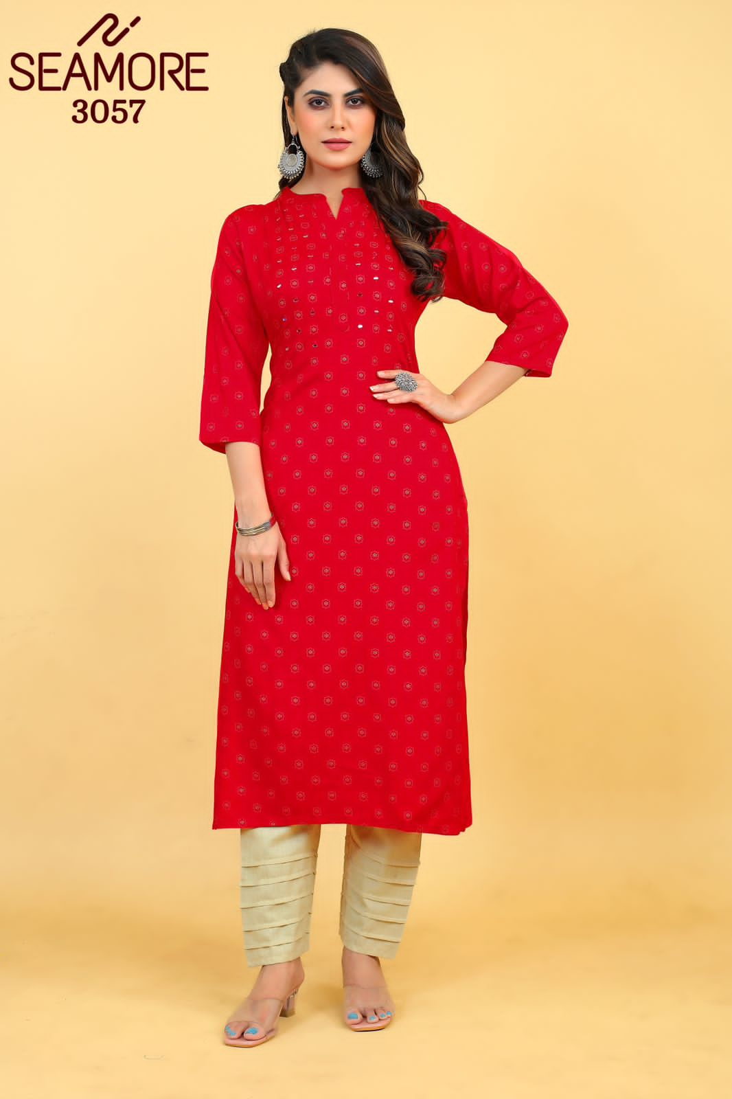 Beautiful Designer Party Wear Punjabi Style Reyon Kurti