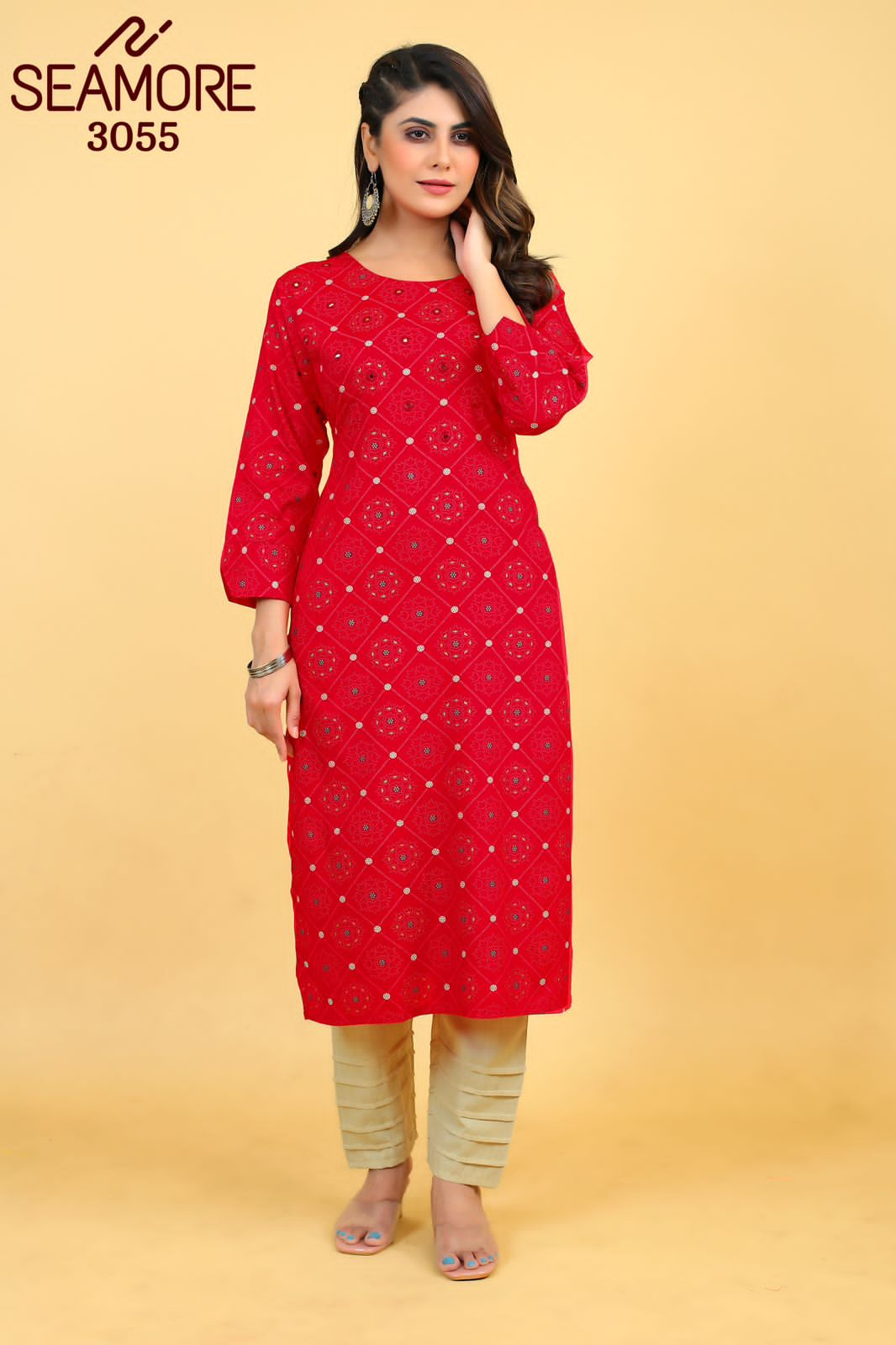 Beautiful Designer Party Wear Punjabi Style Reyon Kurti