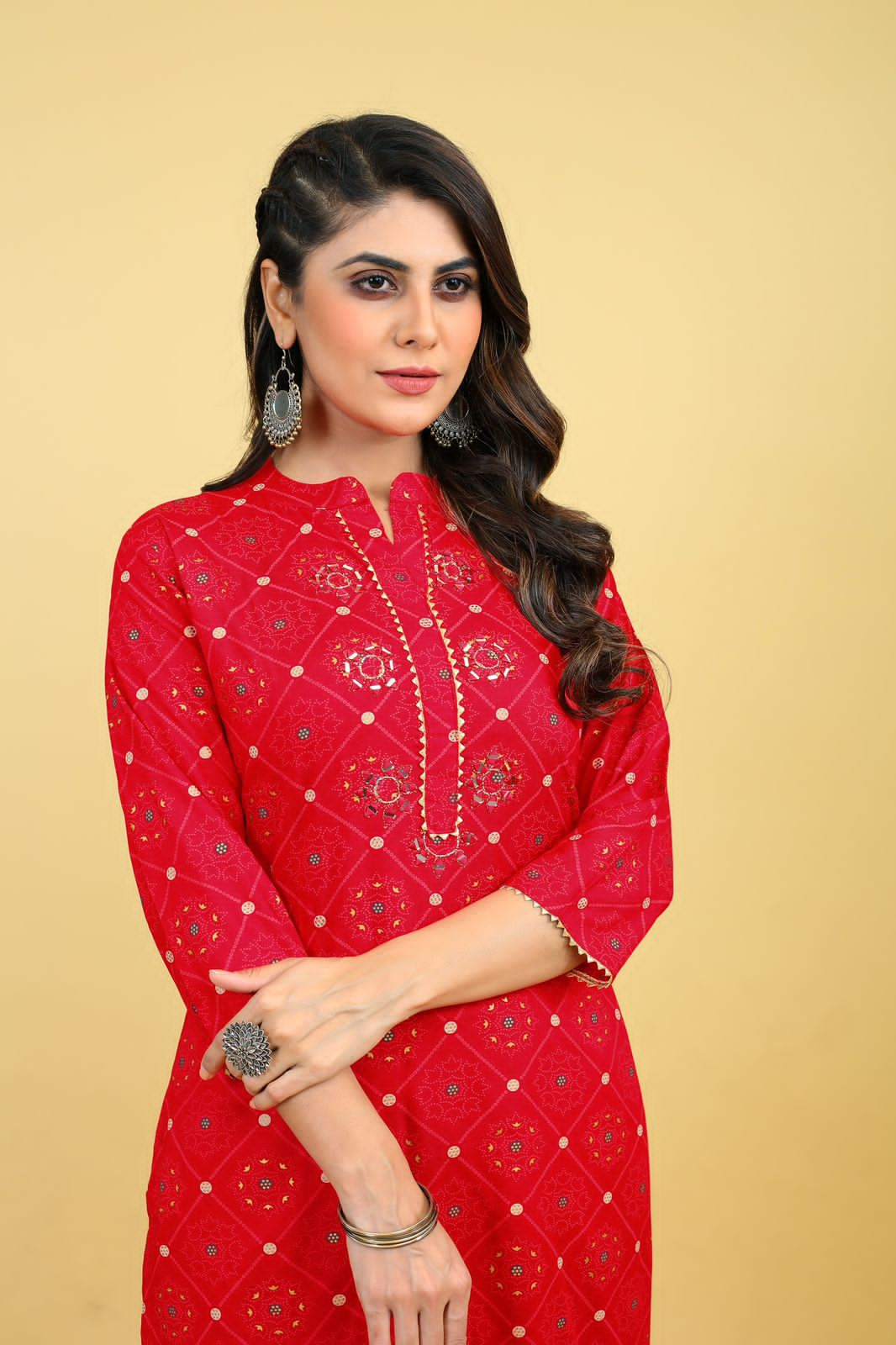 Beautiful Designer Party Wear Punjabi Style Reyon Kurti