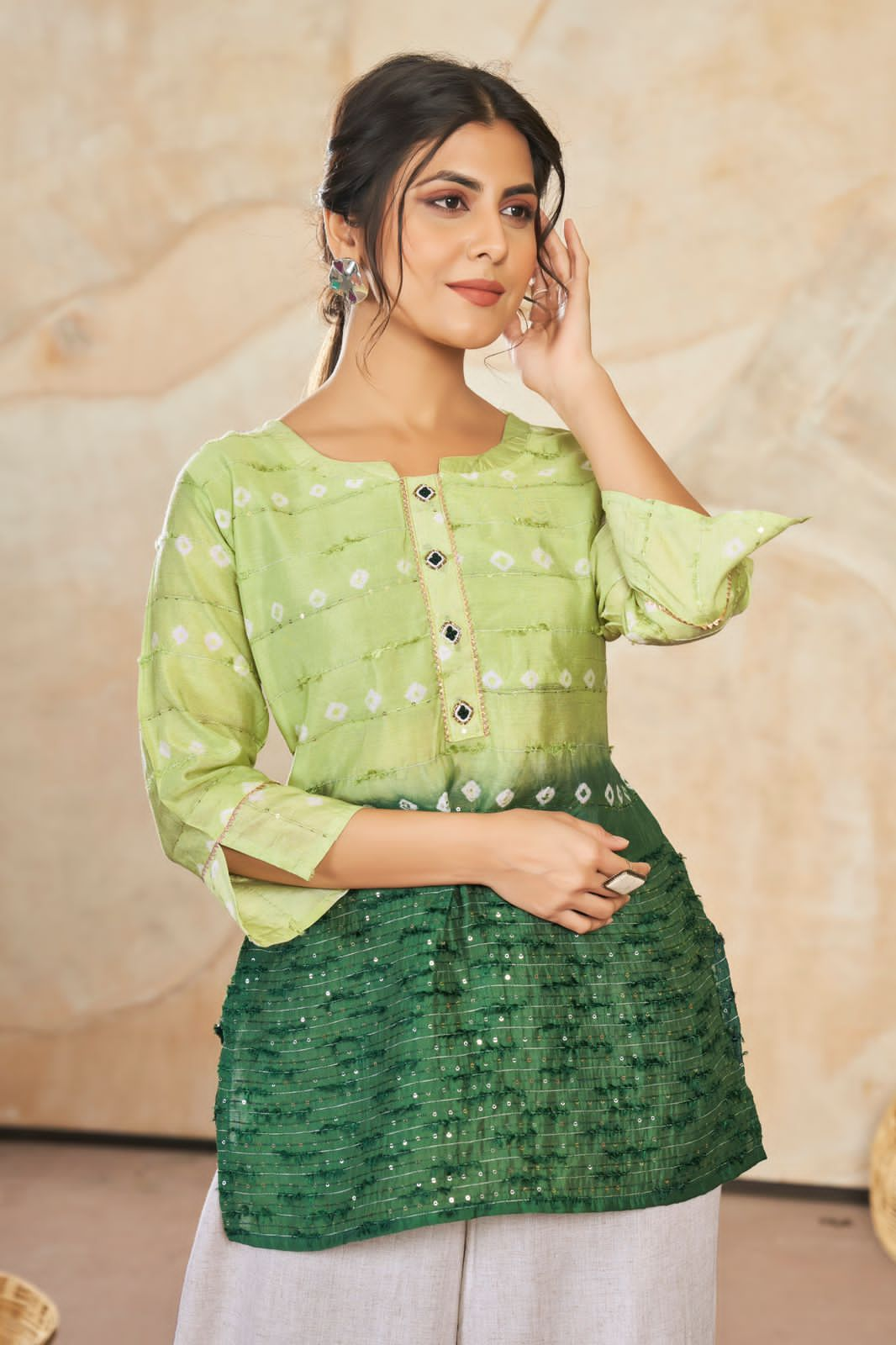 Beautiful Designer Party Wear Punjabi Style Reyon Kurti