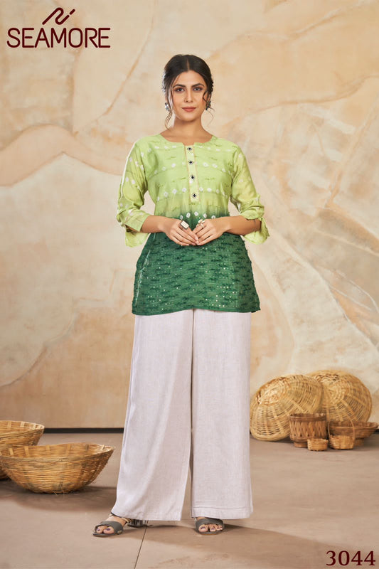 Beautiful Designer Party Wear Punjabi Style Reyon Kurti