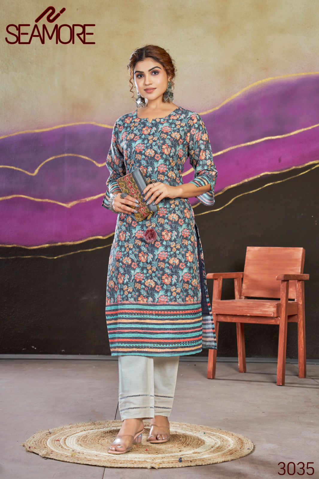 Beautiful Designer Party Wear Summer Special Poly Cotton Kurti