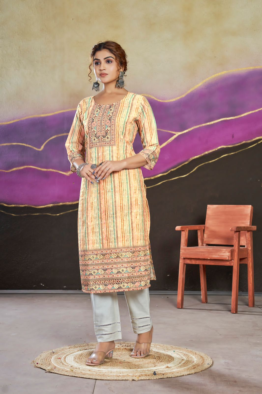 Beautiful Designer Party Wear Summer Special Poly Cotton Kurti