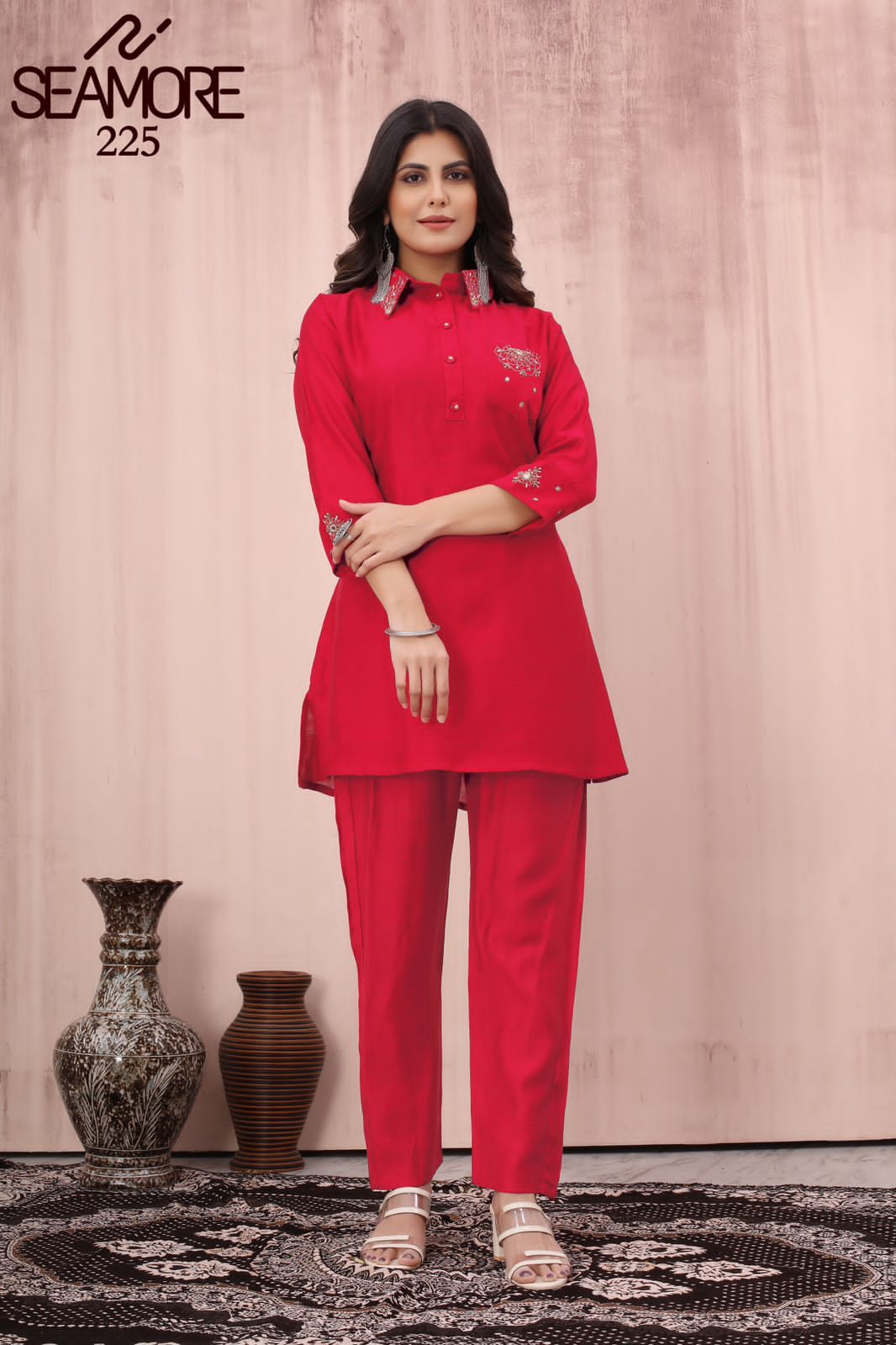 Beautiful Designer Summer Special Muslin Cotton Co Ord Set