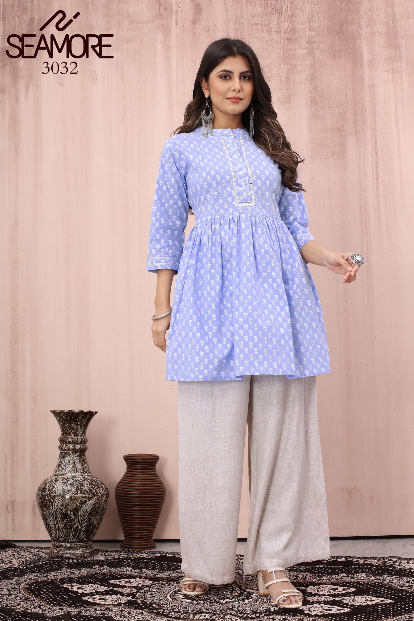 Beautiful Designer Summer Special Pure Cotton Frock