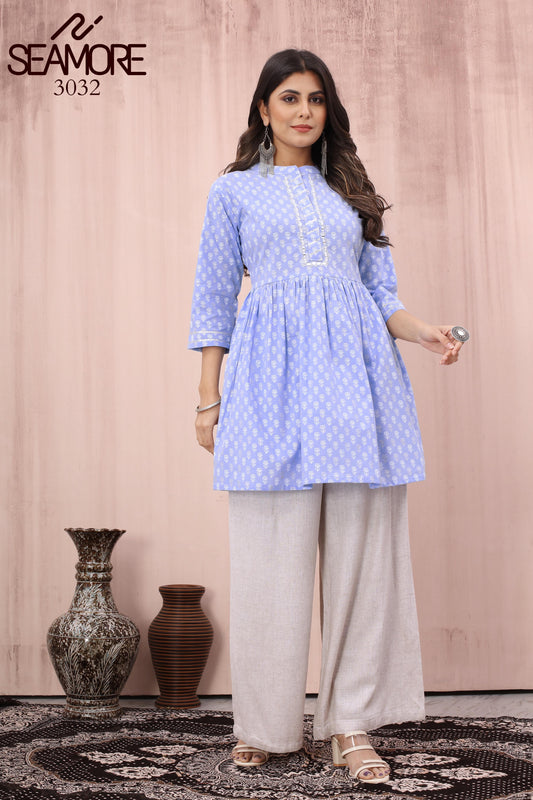 Beautiful Designer Summer Special Pure Cotton Frock