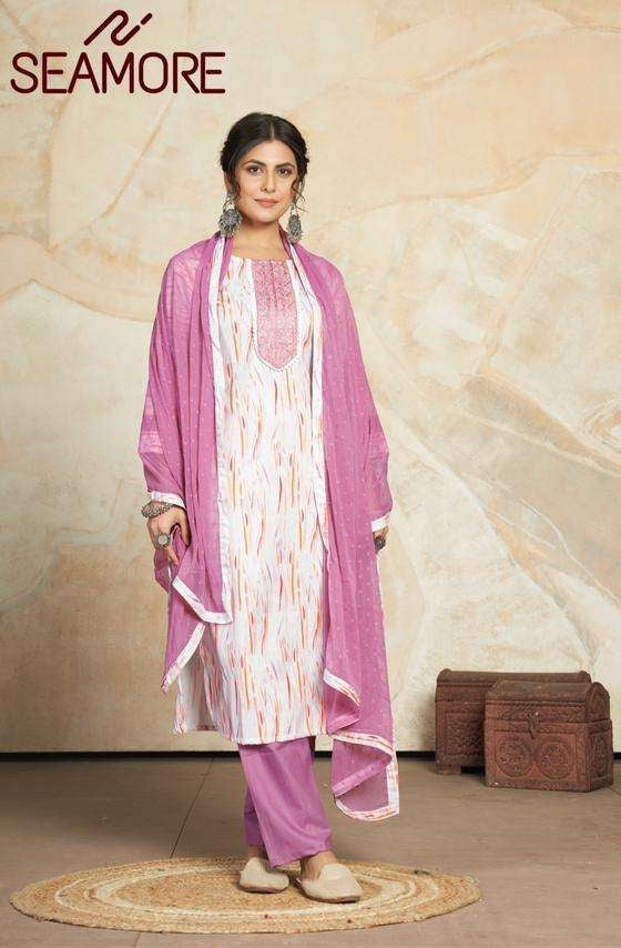 Beautiful Designer Party Wear Punjabi Style Aishwarya Cotton Blend Salwar Suit