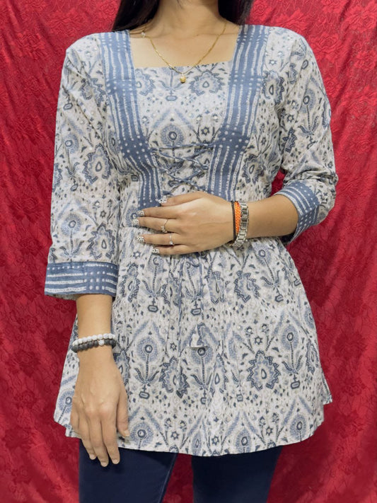 Beautiful Designer Summer Special Pure Cotton Kurti Top