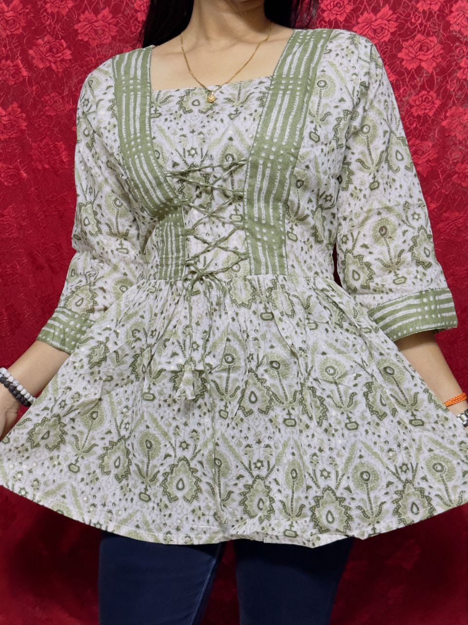 Beautiful Designer Summer Special Pure Cotton Kurti Top