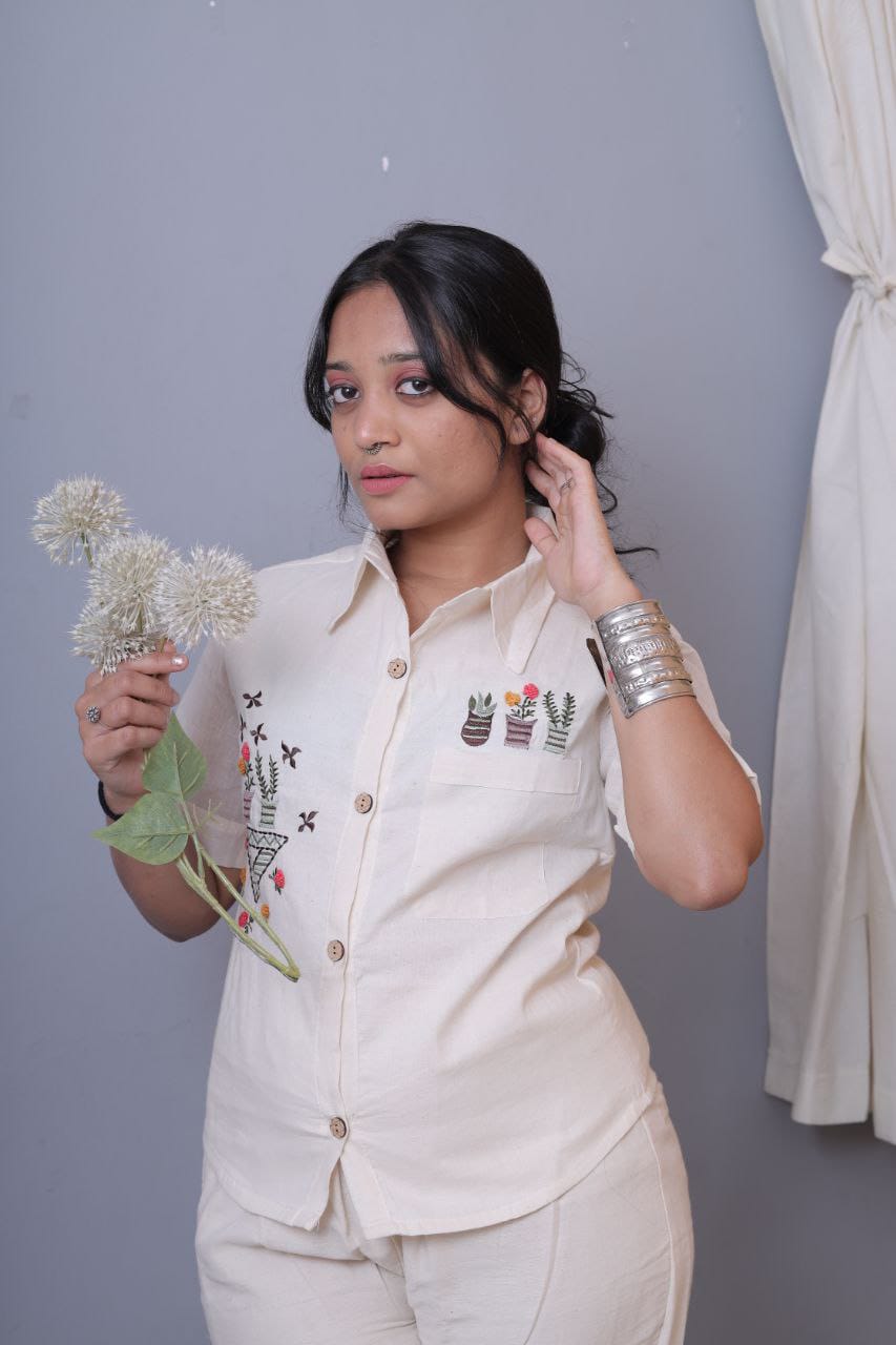 Beautiful Designer Summer Special Pure Khadi Cotton Kurti Top