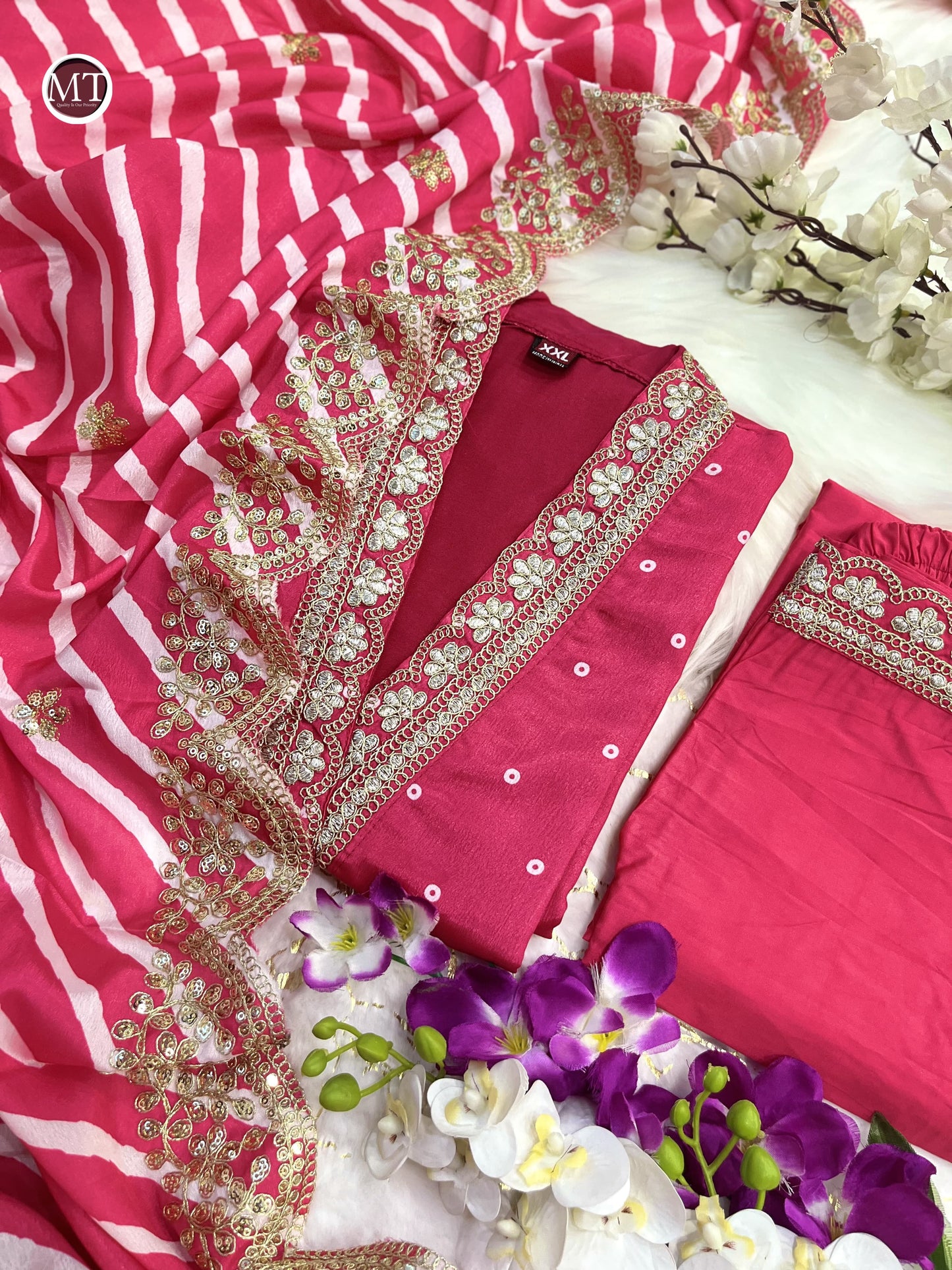 Beautiful Designer Summer Special Heavy Chinon Salwar Suit