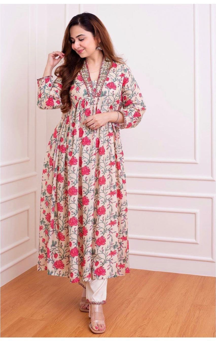 Beautiful Designer Kurti with Pent