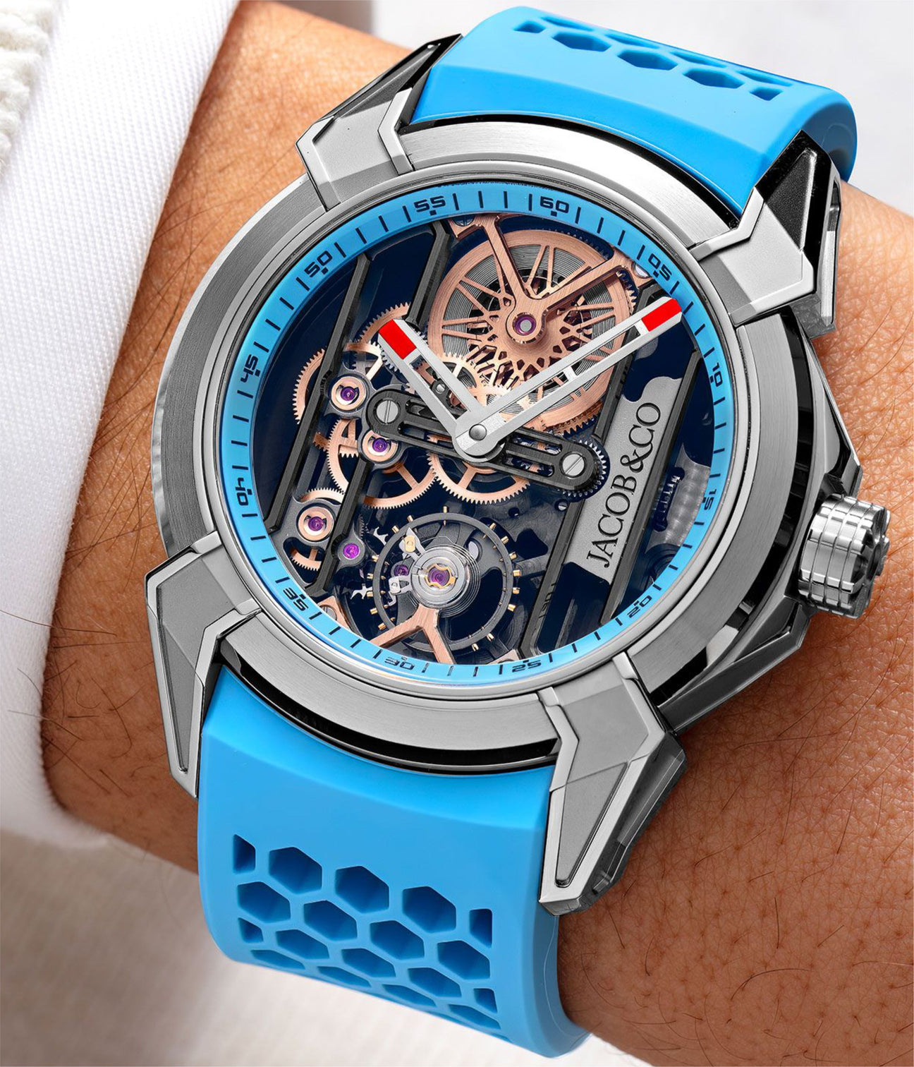Jacob & Co. Epic X Titanium (5N Color Gears)