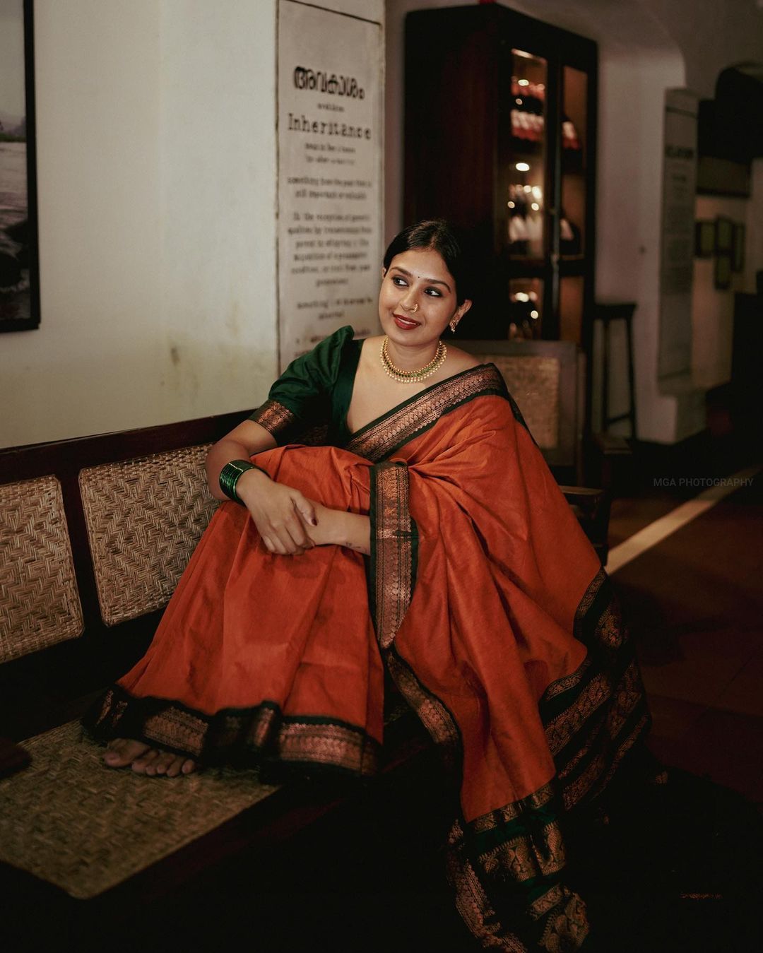 Deserving Orange Soft Banarasi Silk Saree With Beauteous Blouse Piece