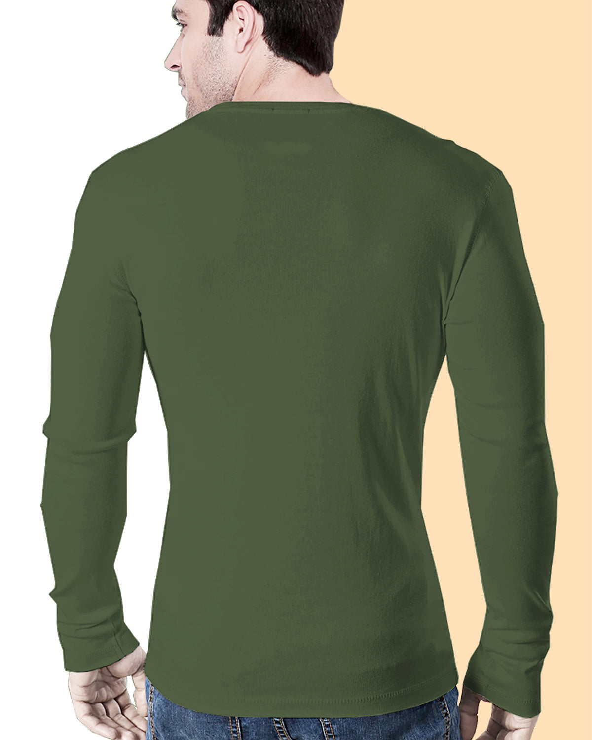 Olive Green & Grey Reversible T-Shirt (Pack of 1)