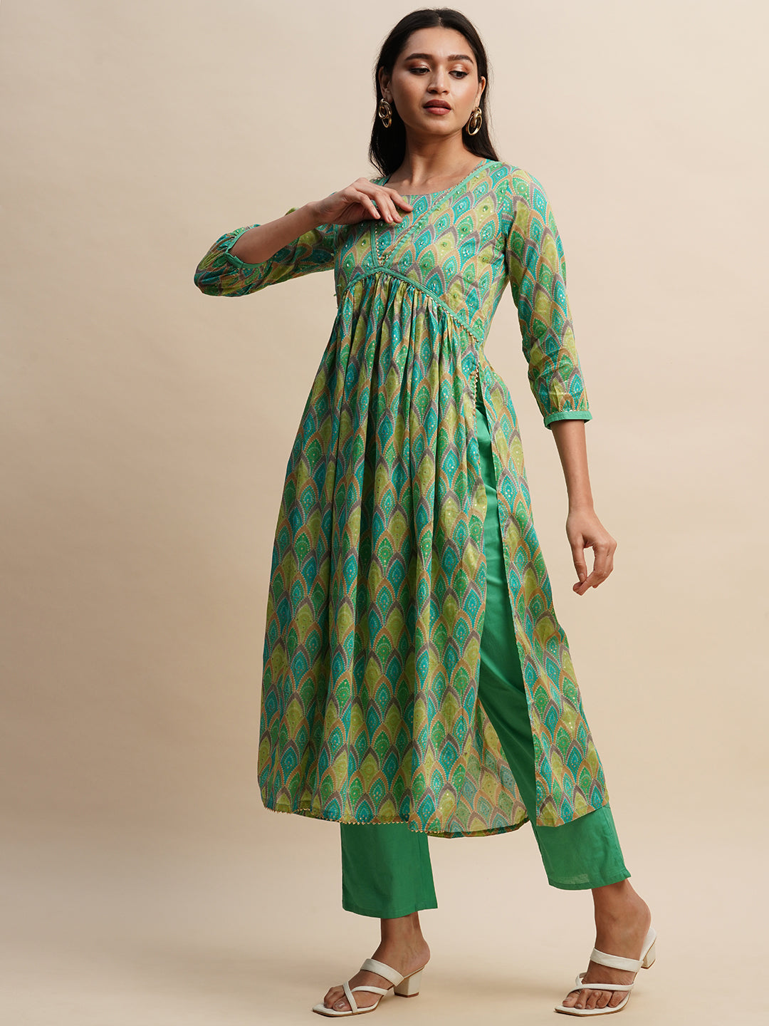 AKASHARA VOL 03 FESTIVE WEAR KURTI D.NO. KBD1573