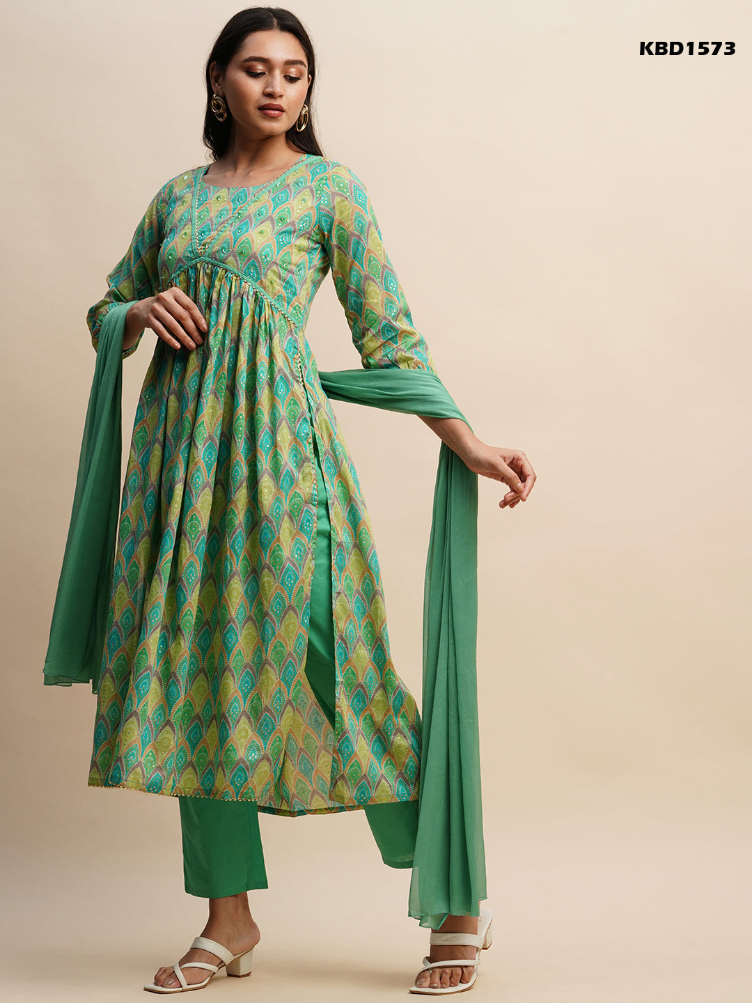 AKASHARA VOL 03 FESTIVE WEAR KURTI D.NO. KBD1573