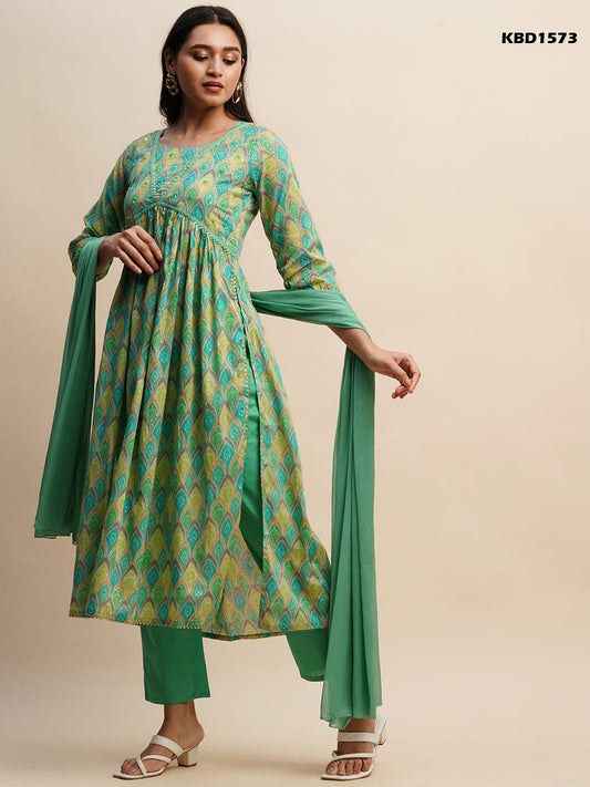 AKASHARA VOL 03 FESTIVE WEAR KURTI D.NO. KBD1573