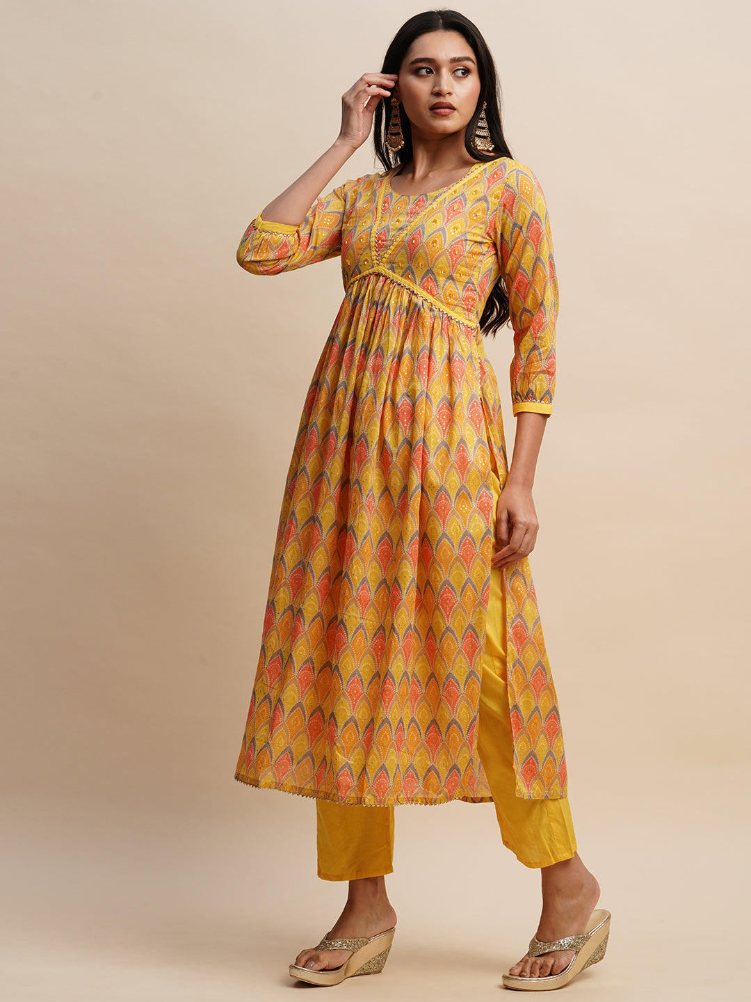 AKASHARA VOL 03 FESTIVE WEAR KURTI D.NO. KBD1574