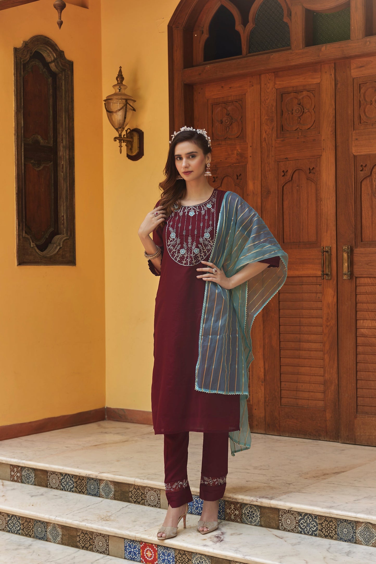 AKASHARA VOL 04 FESTIVE WEAR KURTI